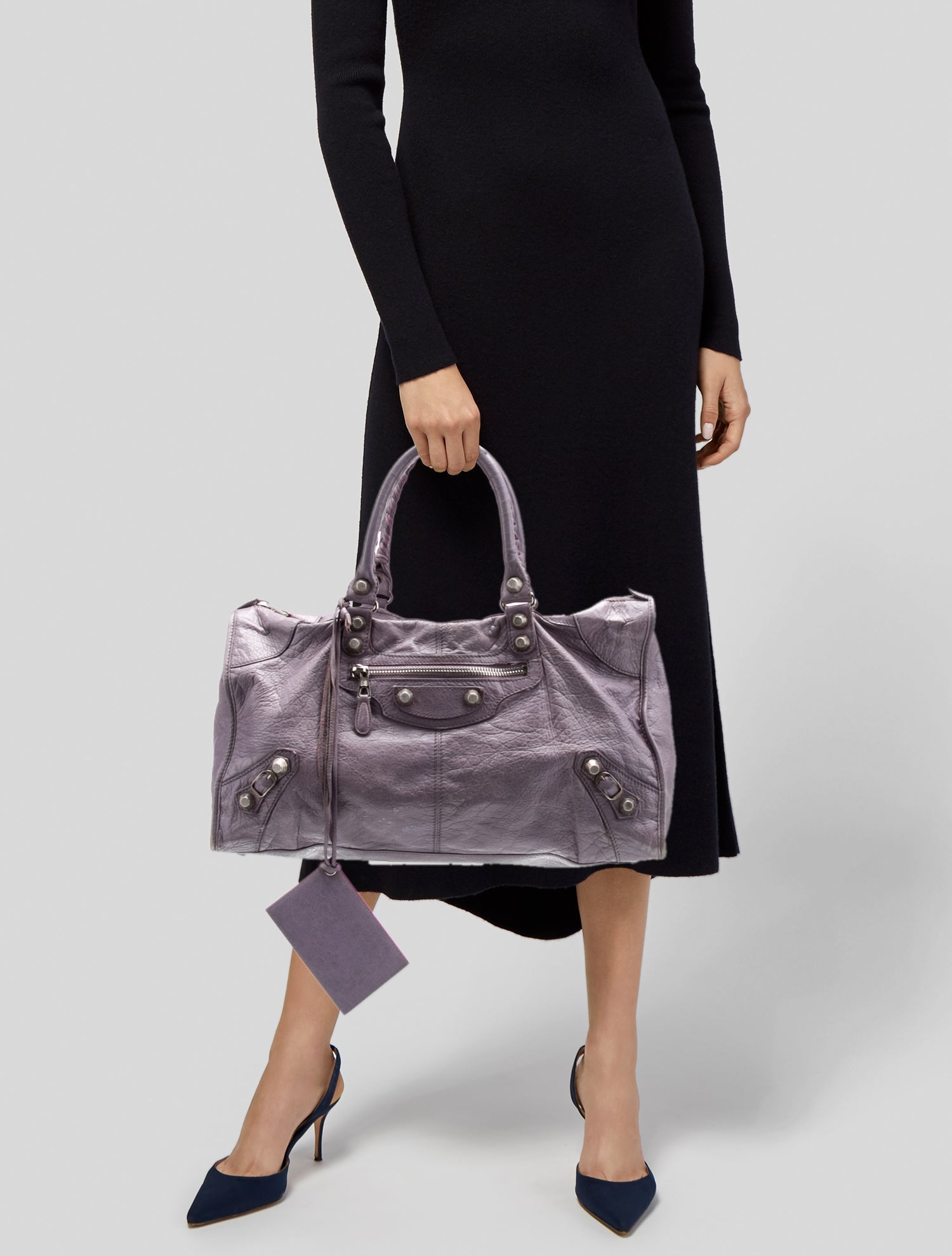 Balenciaga Leather Motocross Classic City