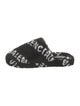 Balenciaga Faux Fur Printed Slides