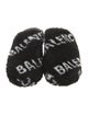 Balenciaga Faux Fur Printed Slides