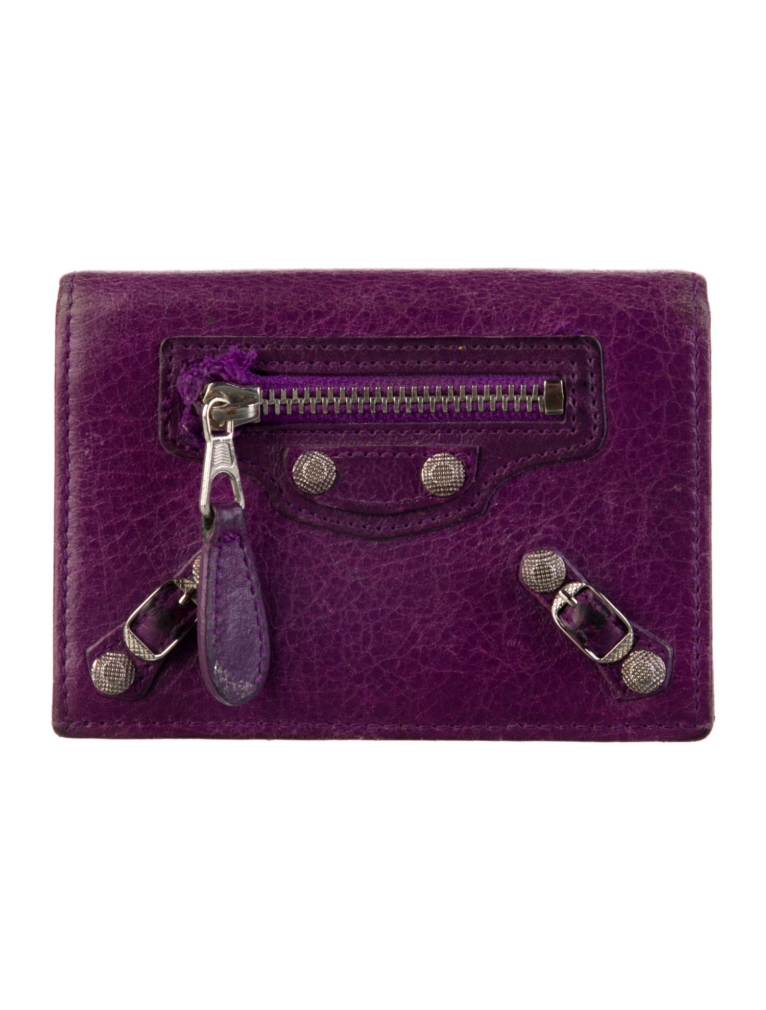 Balenciaga 2013 Lambskin Bifold Wallet