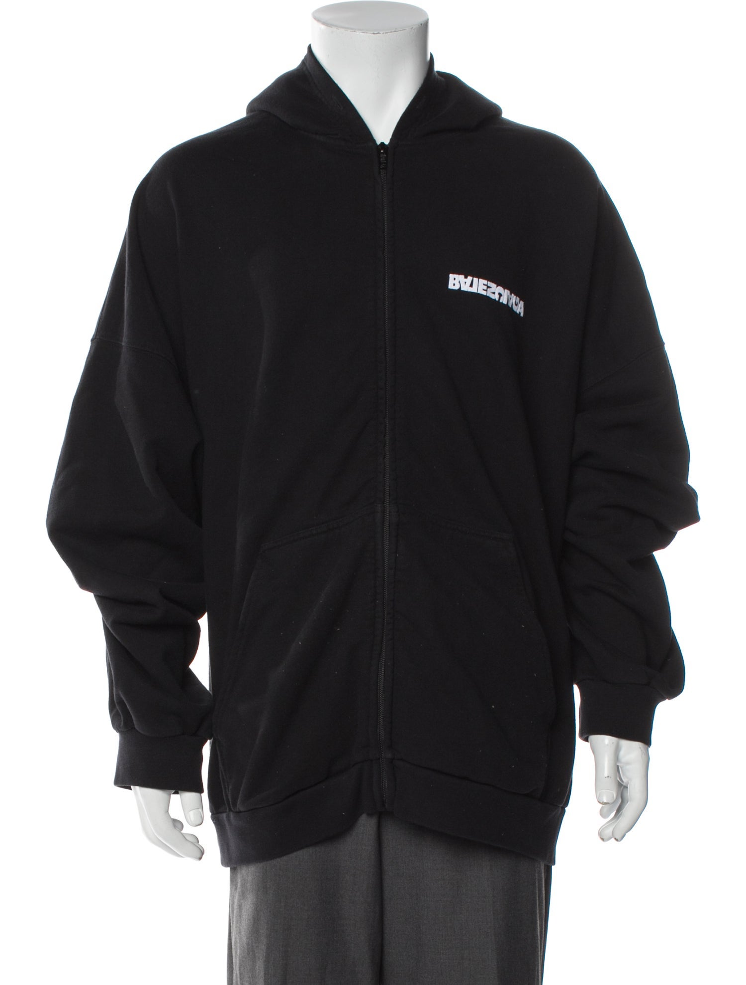 Balenciaga 2021 Graphic Print Hoodie