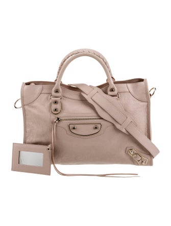 Balenciaga Goat Leather Metallic Edge