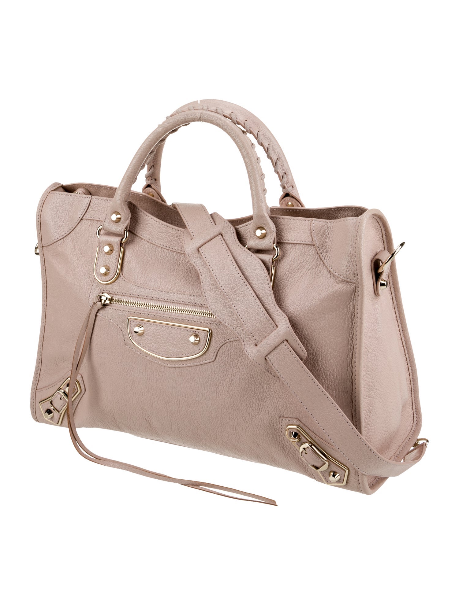 Balenciaga Goat Leather Metallic Edge