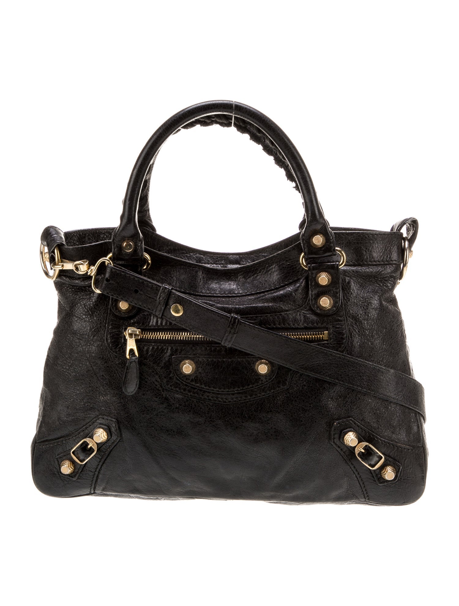 Balenciaga Leather Top Handle Bag