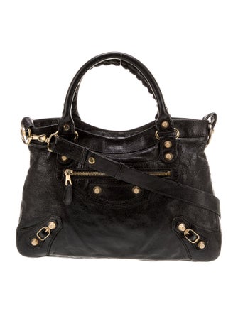 Balenciaga Leather Top Handle Bag
