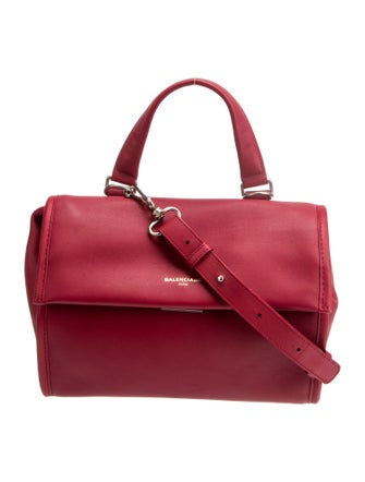 Balenciaga Leather Tool Satchel Small