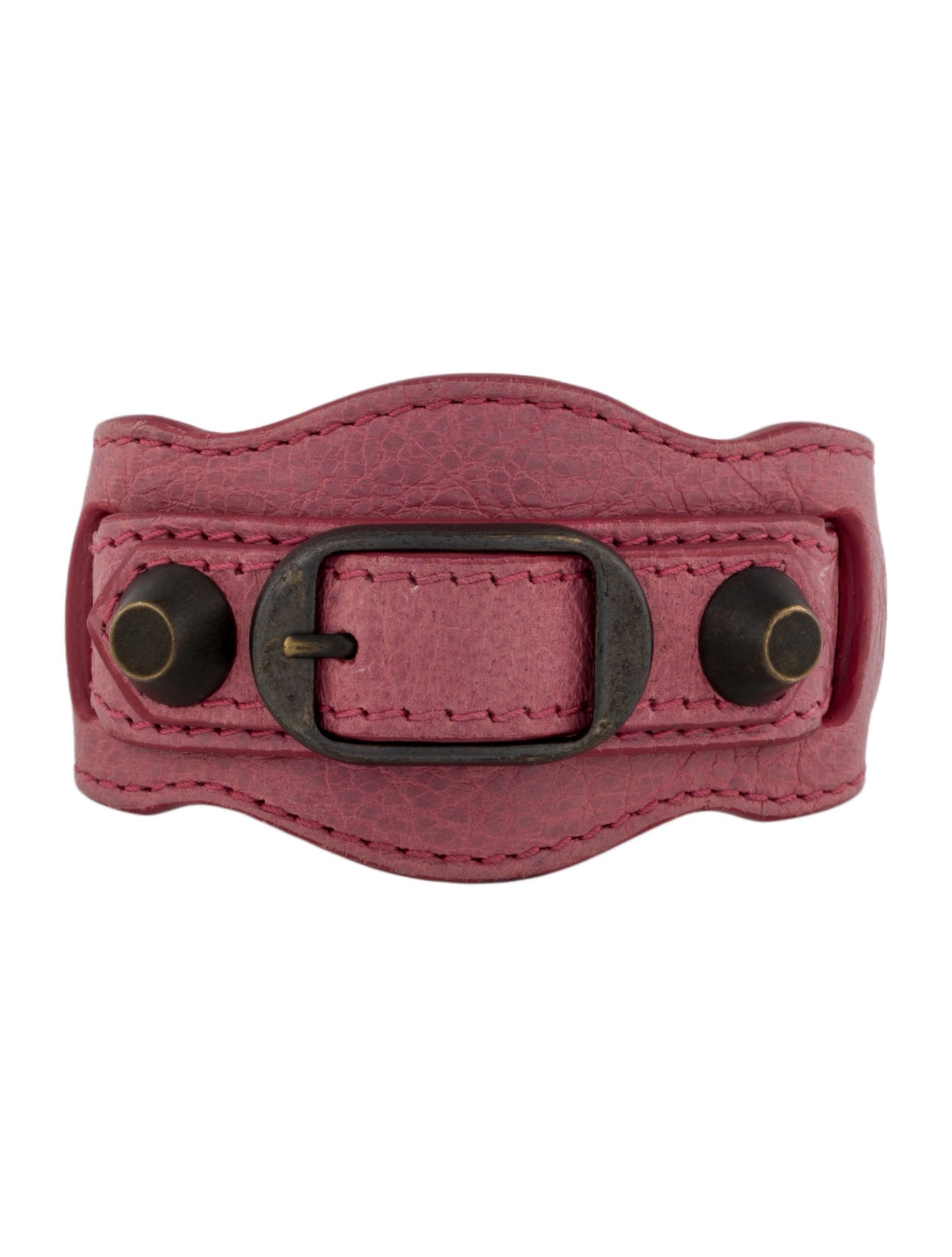 Balenciaga Leather Arena Classic Bracelet