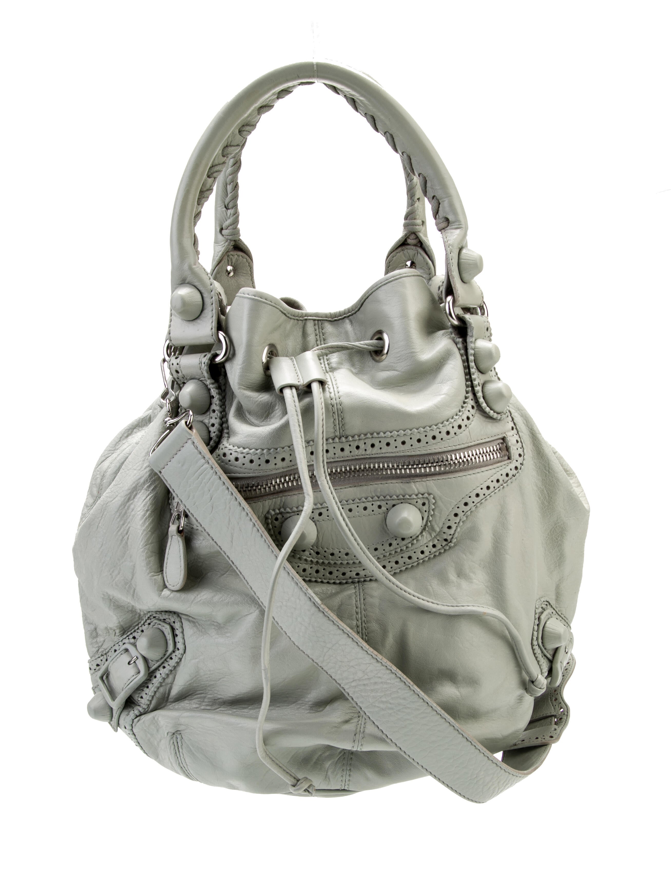 Balenciaga Leather Pompon