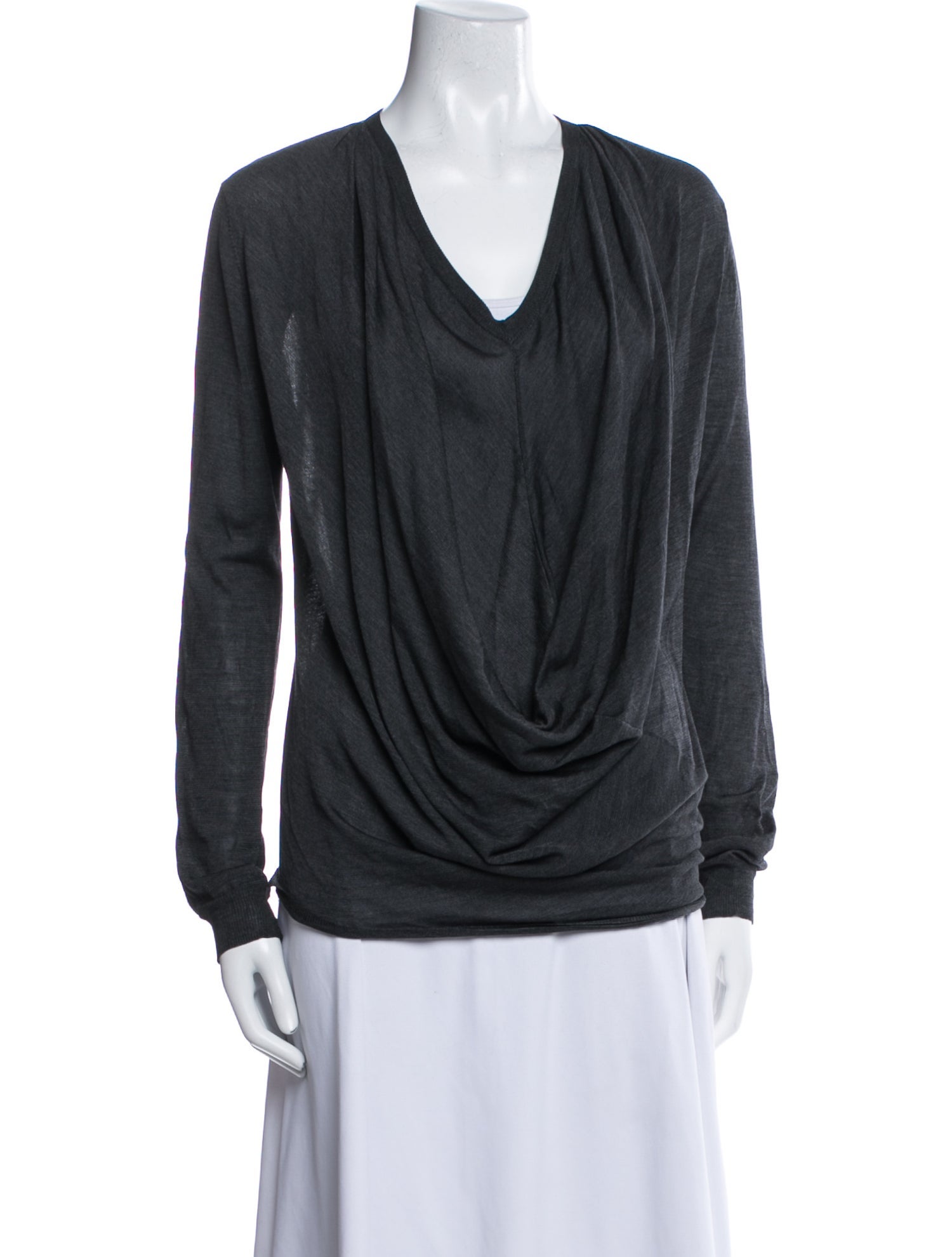 Balenciaga V-Neck Wool Sweater