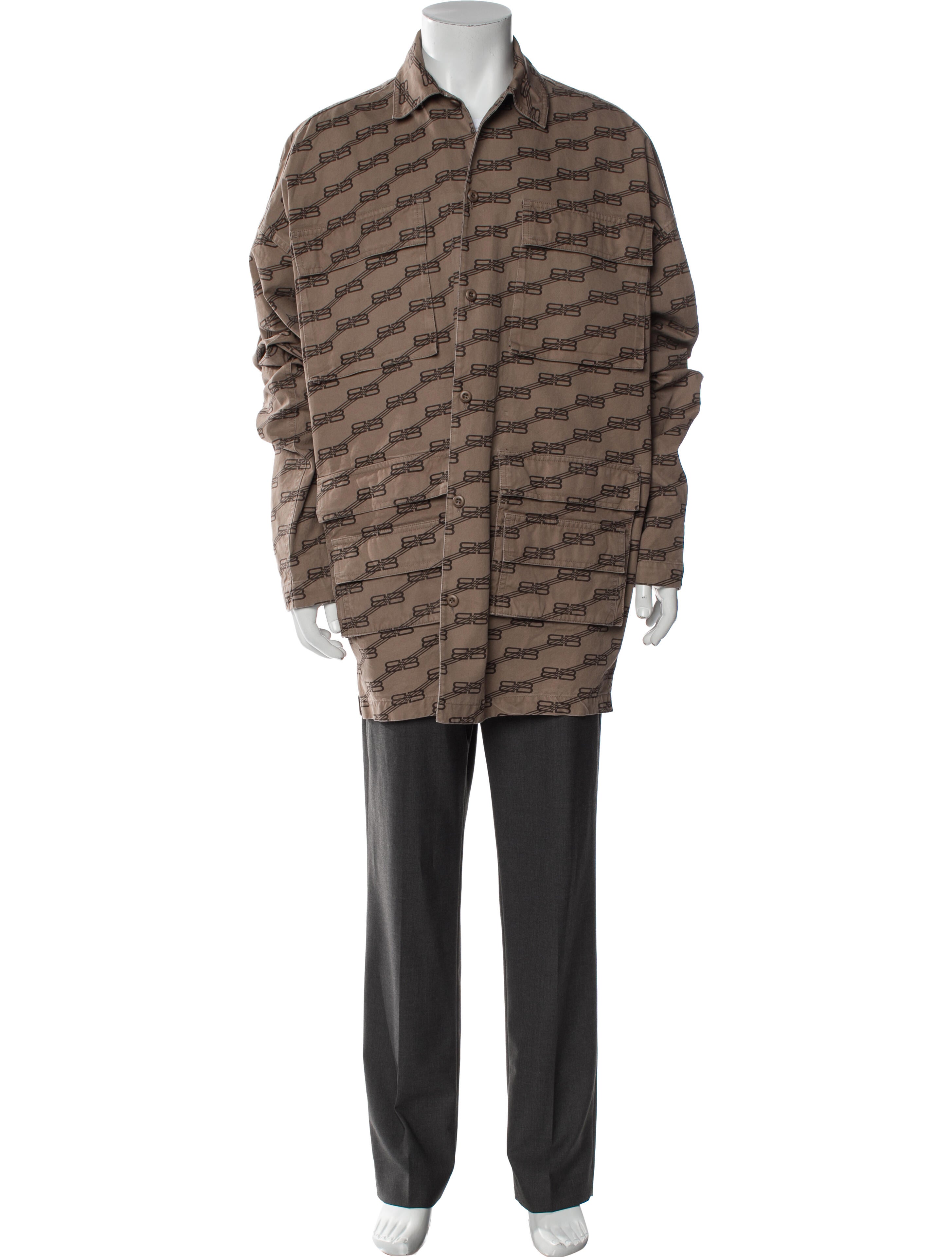 Balenciaga 2022 BB Monogram Parka w/ Tags