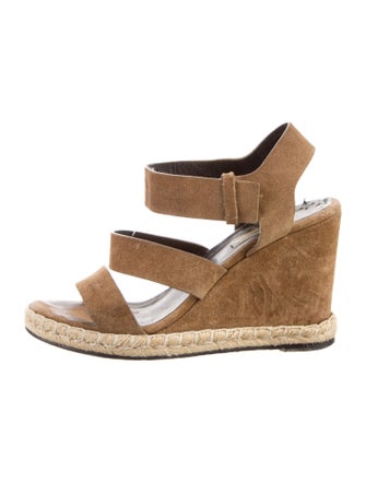 Balenciaga Suede Braided Accents Espadrilles
