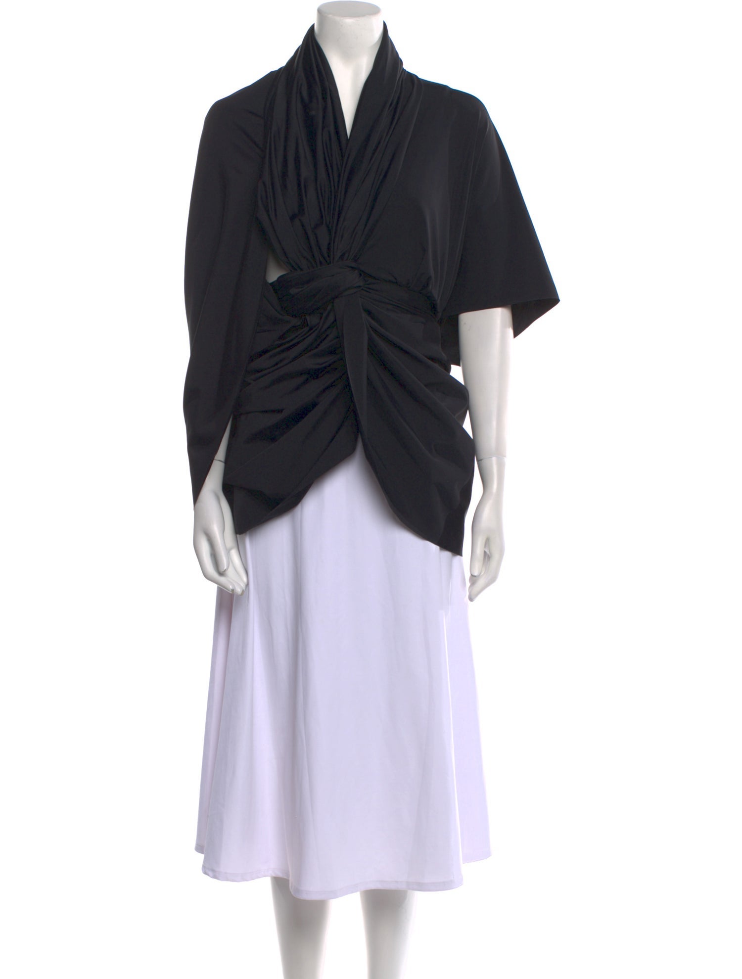 Balenciaga 2021 V-Neck Blouse