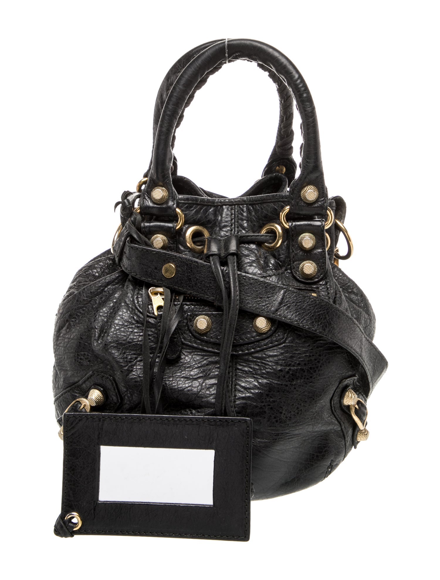 Balenciaga Leather Pompon