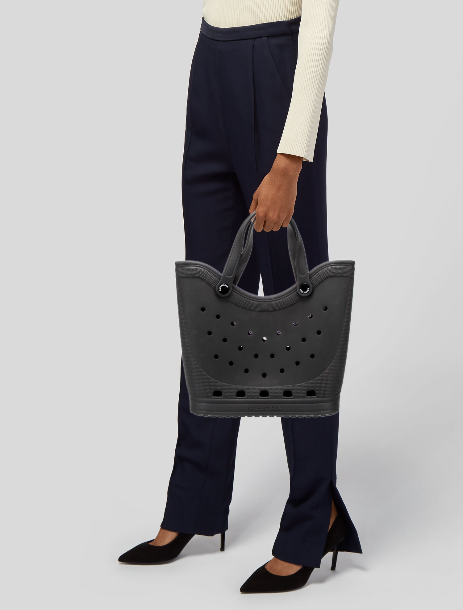 Balenciaga x Crocs Rubber Tote Large