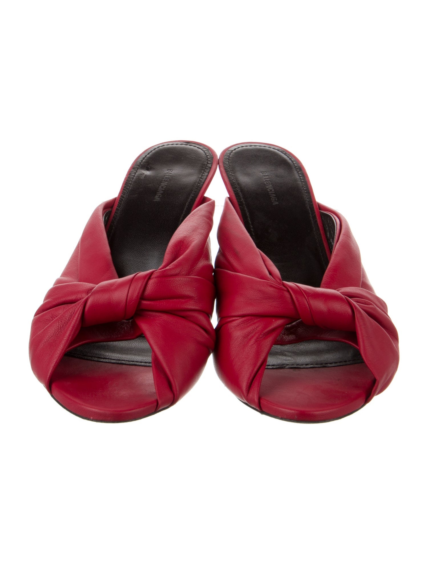 Balenciaga Leather Slides