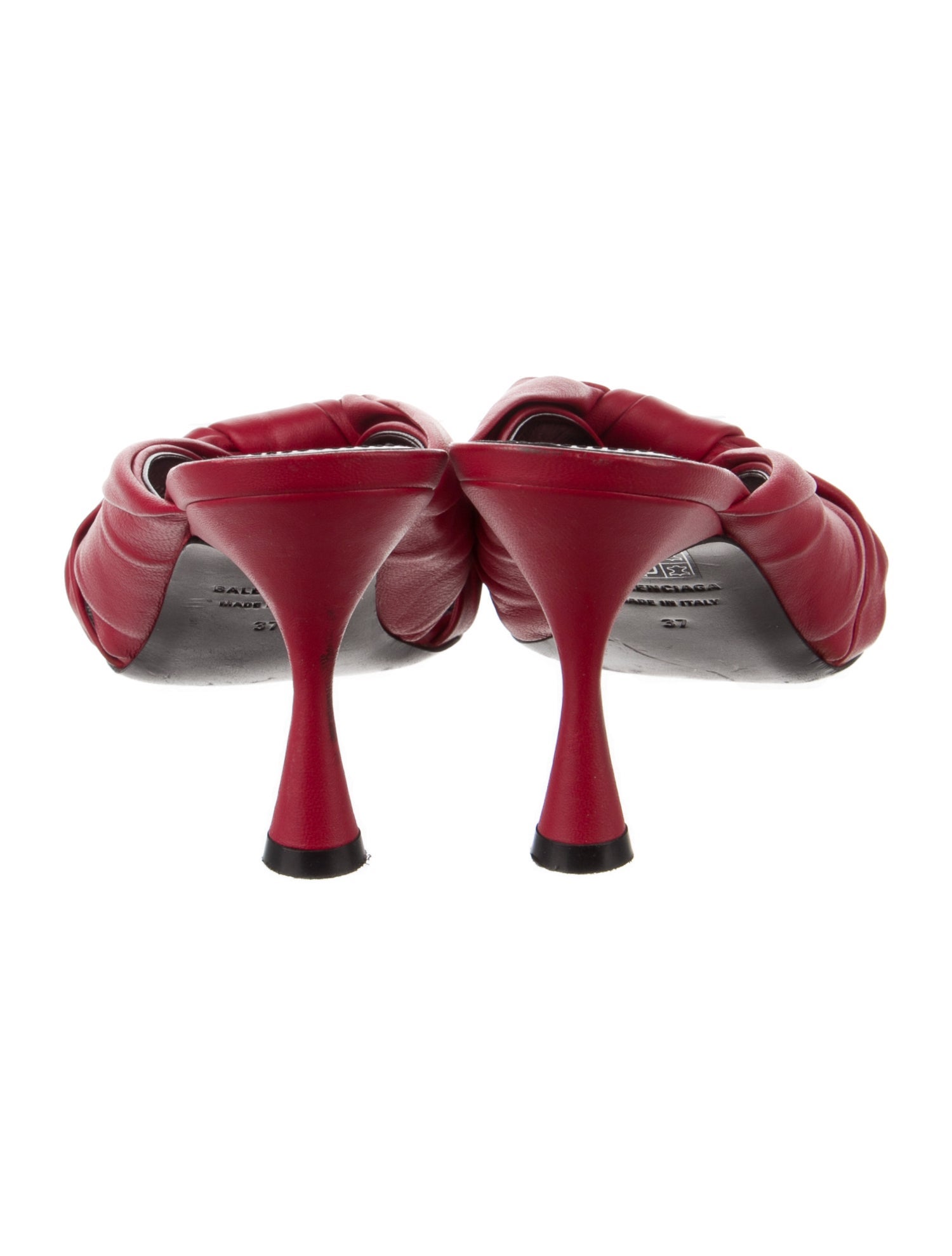 Balenciaga Leather Slides