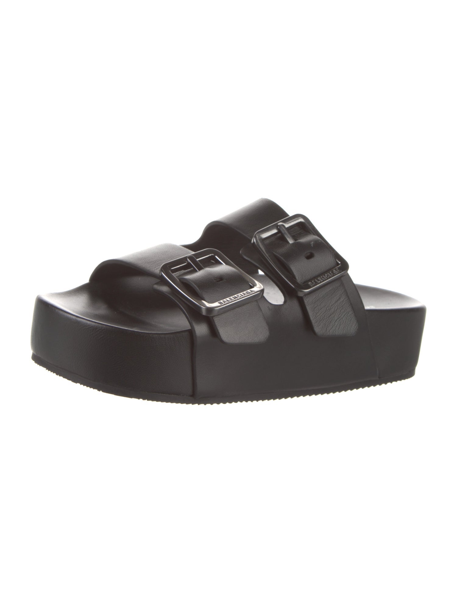 Balenciaga Leather Slides