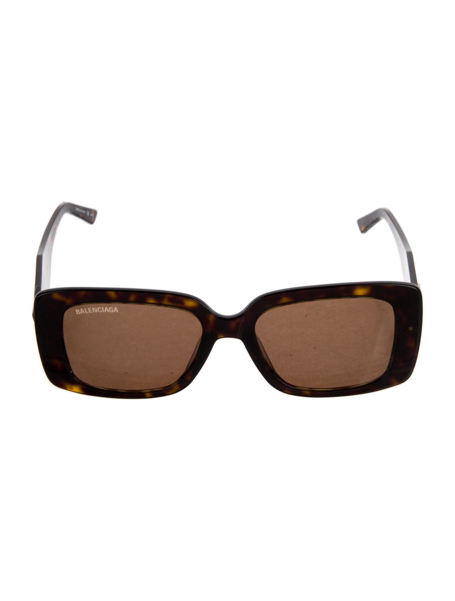 Balenciaga Square Tinted Sunglasses