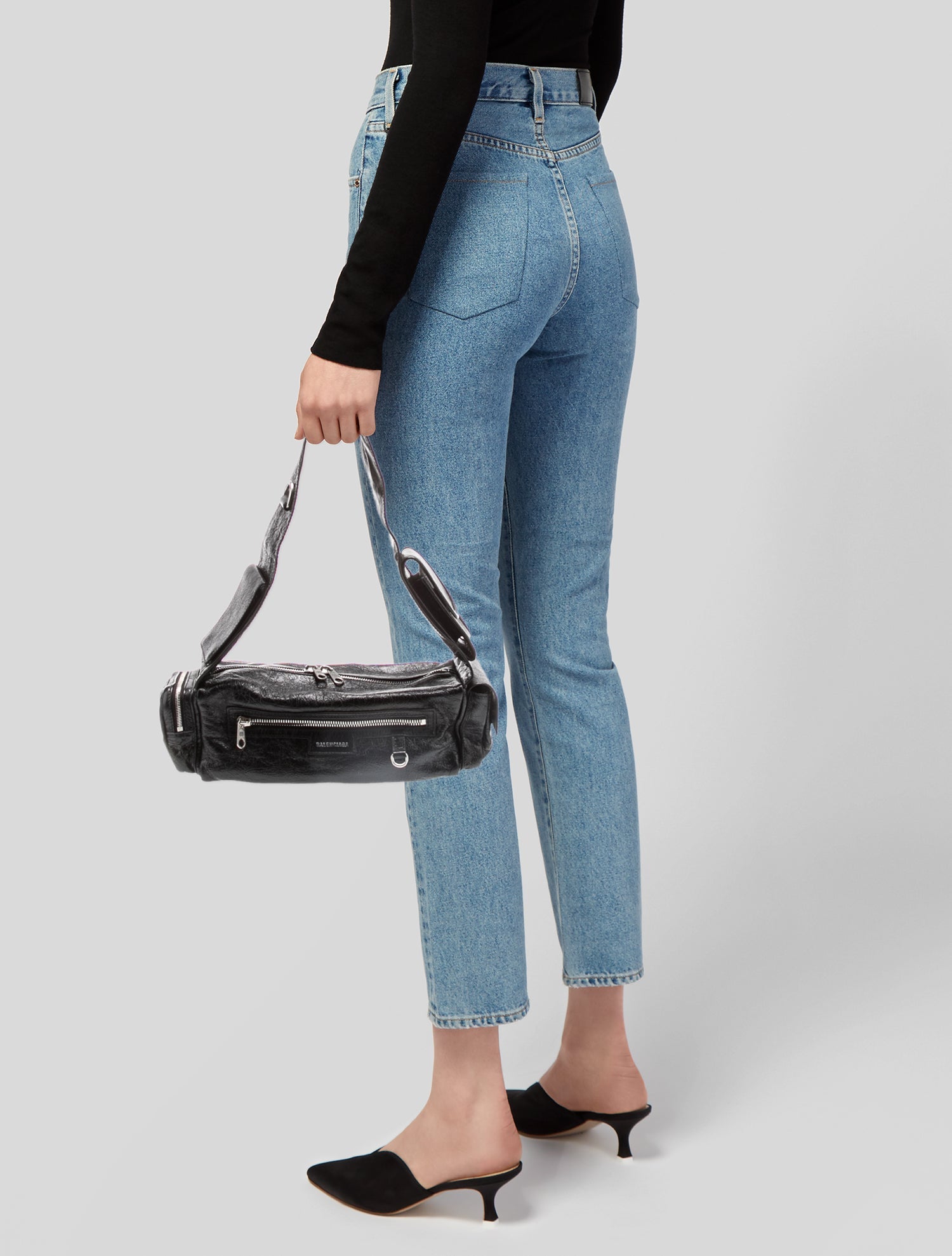 Balenciaga Leather Motocross Hip Giant 12