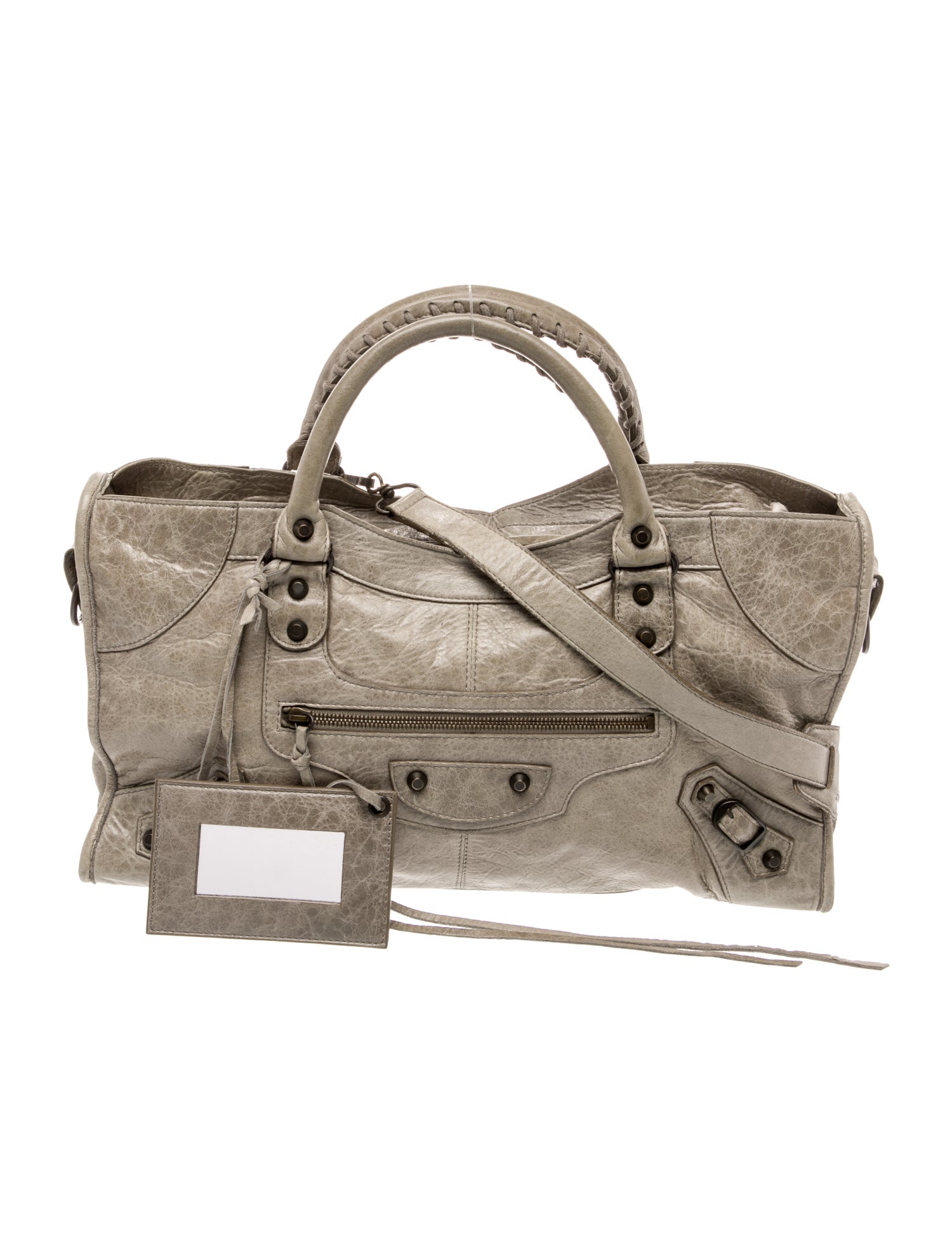 Balenciaga Leather Motocross Classic City