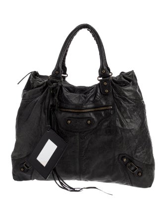 Balenciaga Leather Motocross Classic Brief