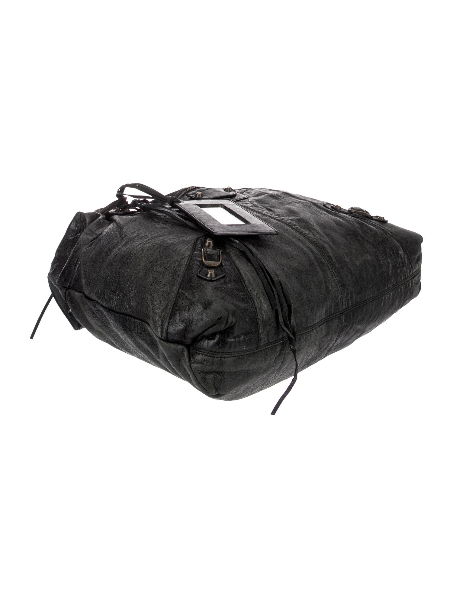 Balenciaga Leather Motocross Classic Brief