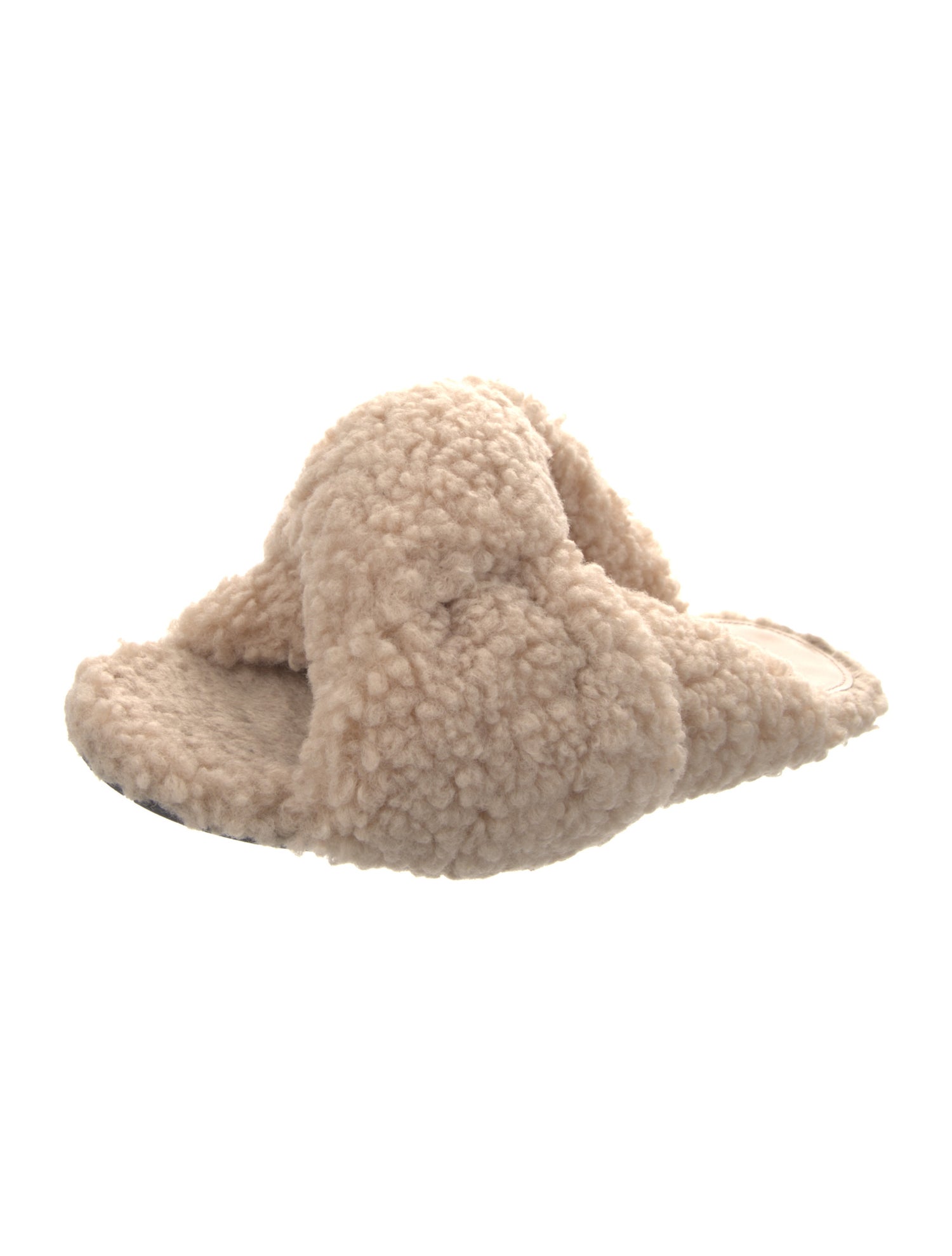 Balenciaga Shearling Slides