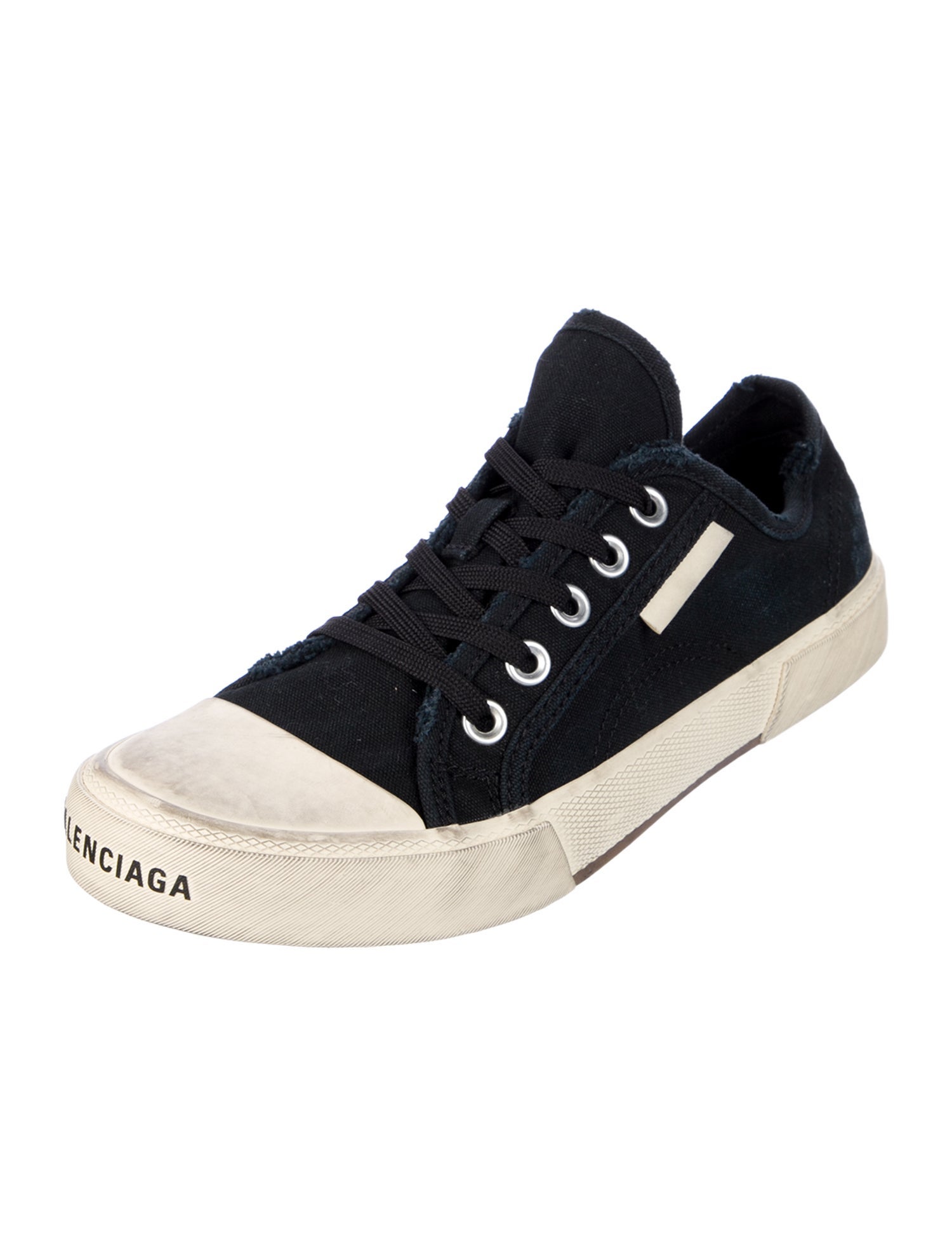 Balenciaga Canvas Printed Athletic Sneakers