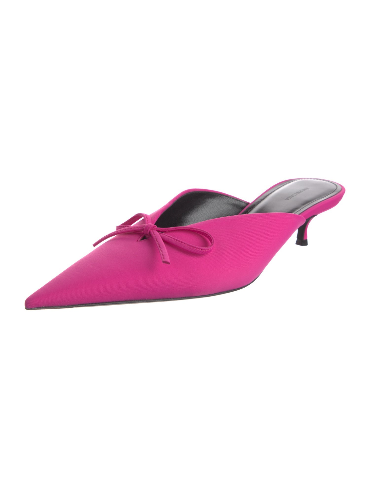 Balenciaga Satin Bow Accents Mules w/ Tags