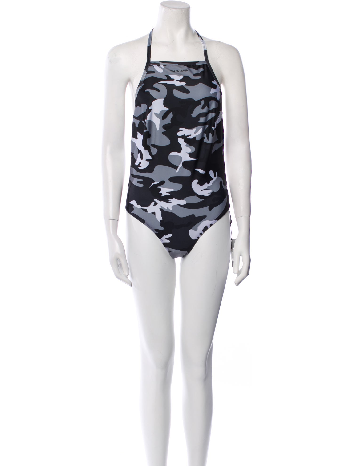 Balenciaga Camouflage Printed One-Piece w/ Tags