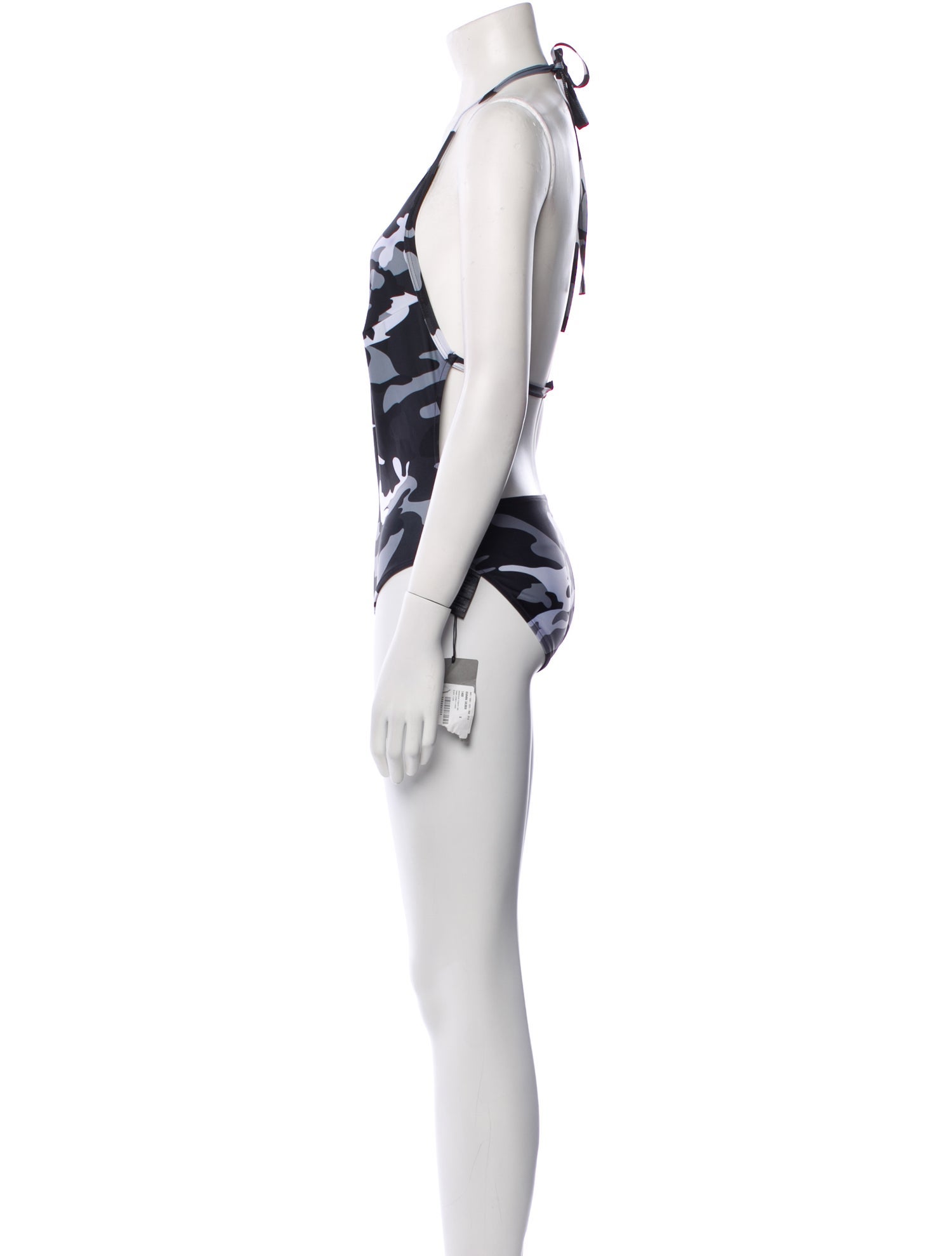 Balenciaga Camouflage Printed One-Piece w/ Tags