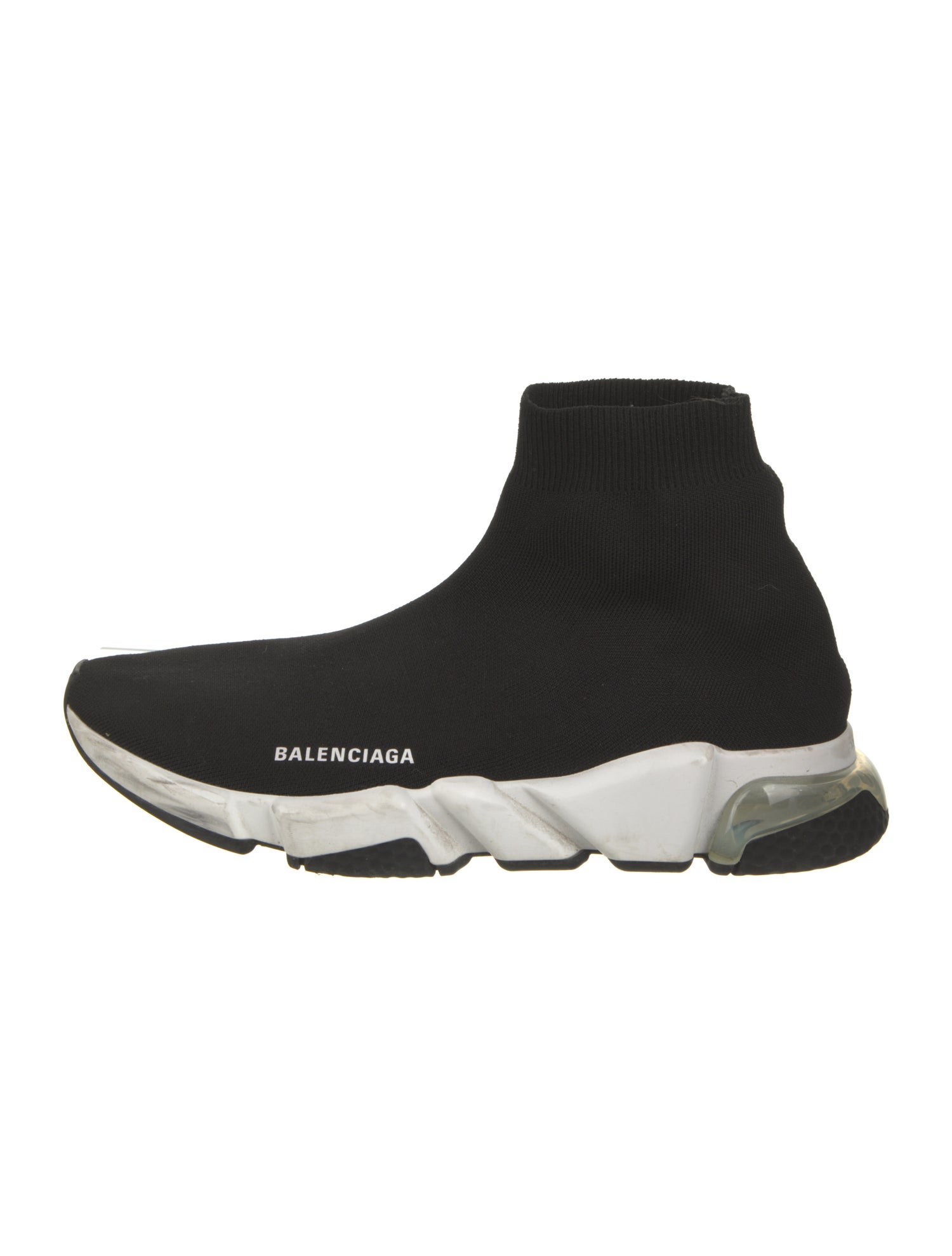 Balenciaga Speed Trainer Clear Sole Sock Sneakers