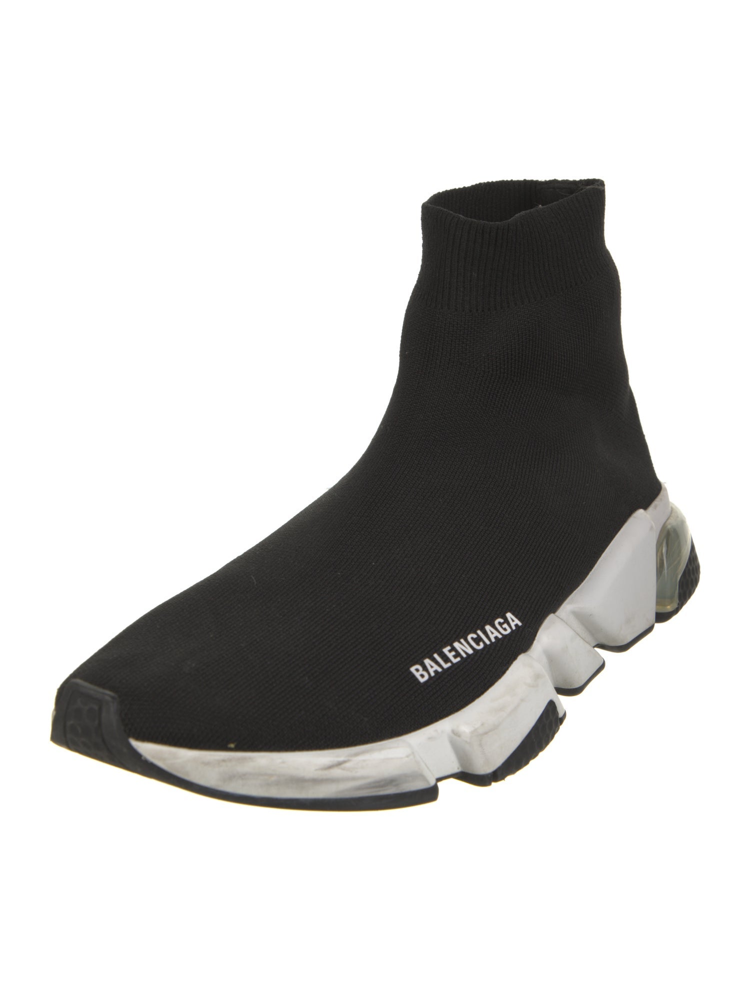 Balenciaga Speed Trainer Clear Sole Sock Sneakers