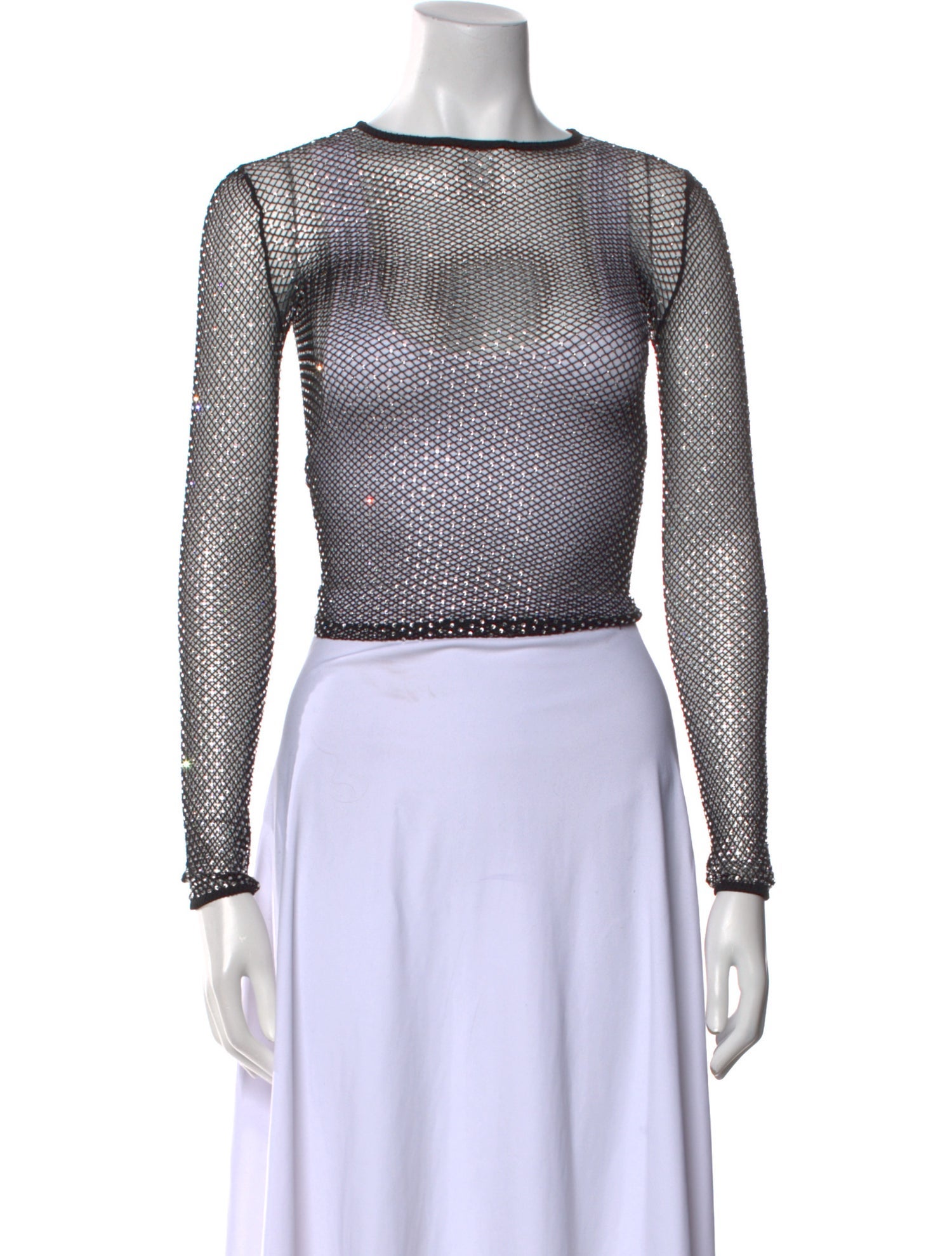 Balenciaga 2023 Printed Crop Top