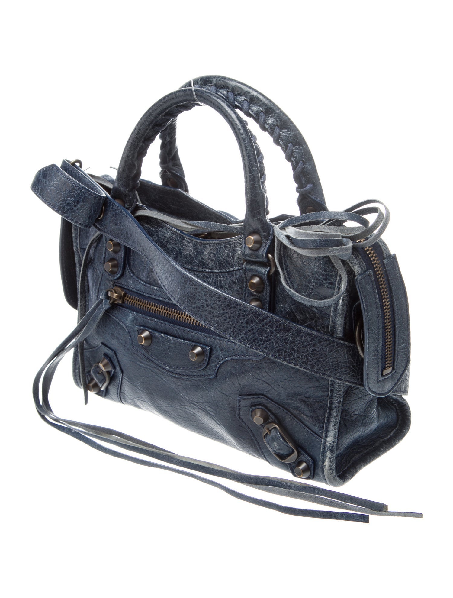 Balenciaga Leather Motocross Classic City