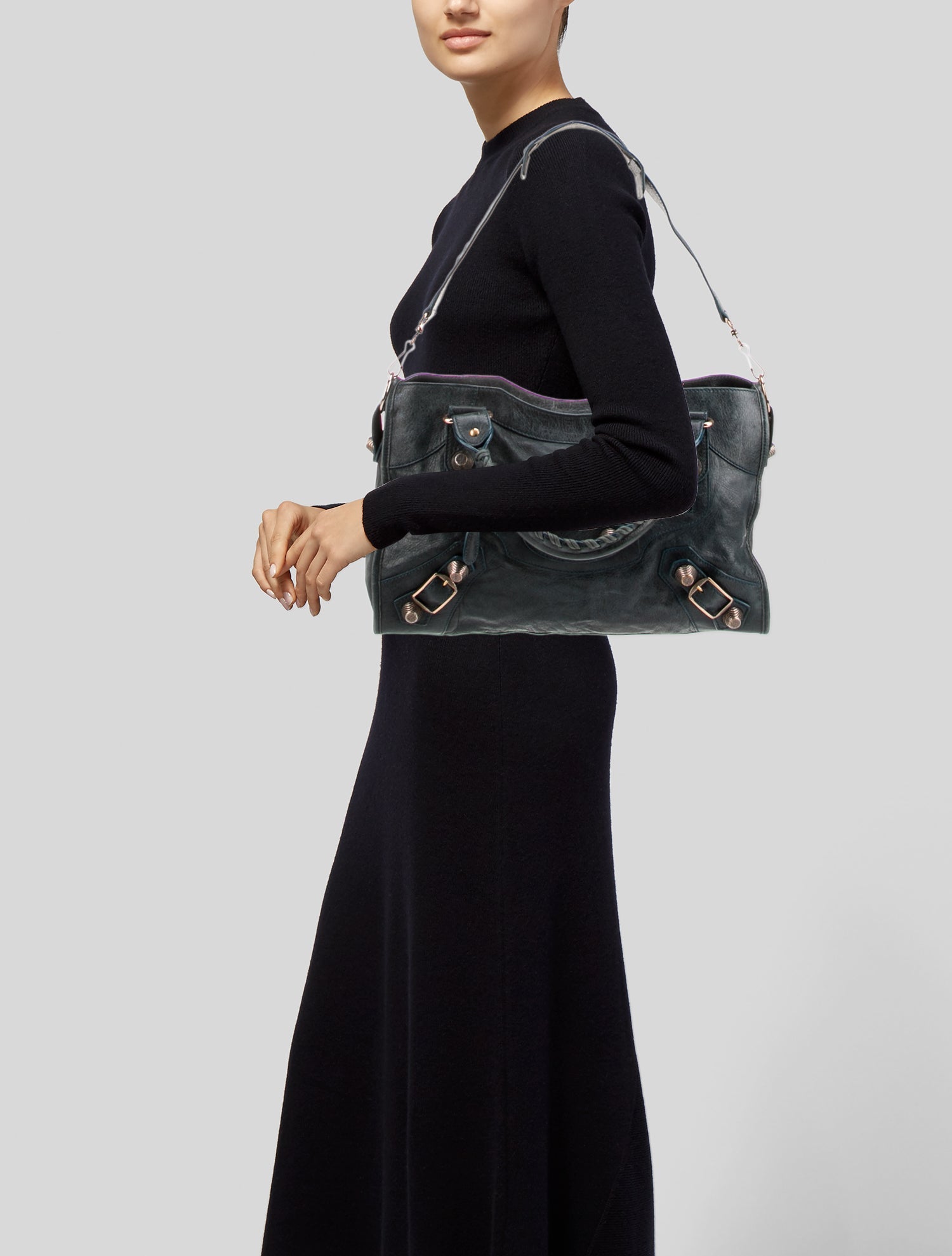 Balenciaga Leather Motocross City Giant