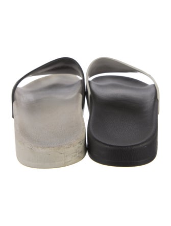 Balenciaga Rubber Graphic Print Slides