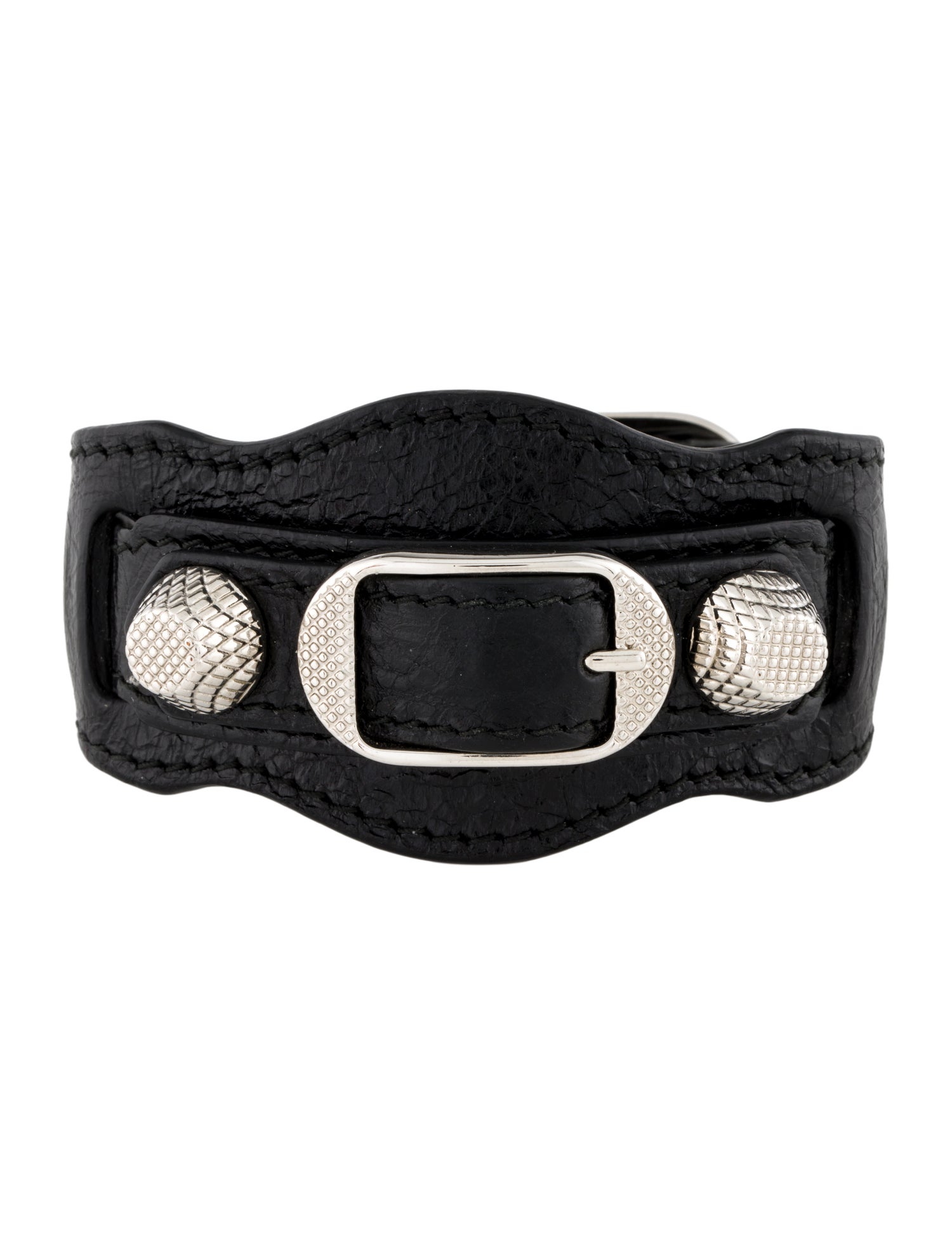 Balenciaga Leather Arena Giant Bracelet