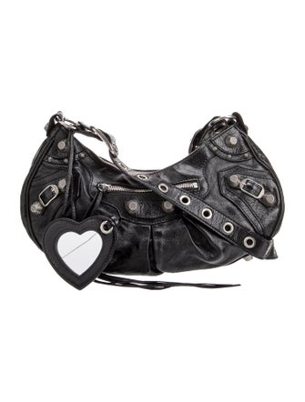 Balenciaga Leather Le Cagole Bag Small