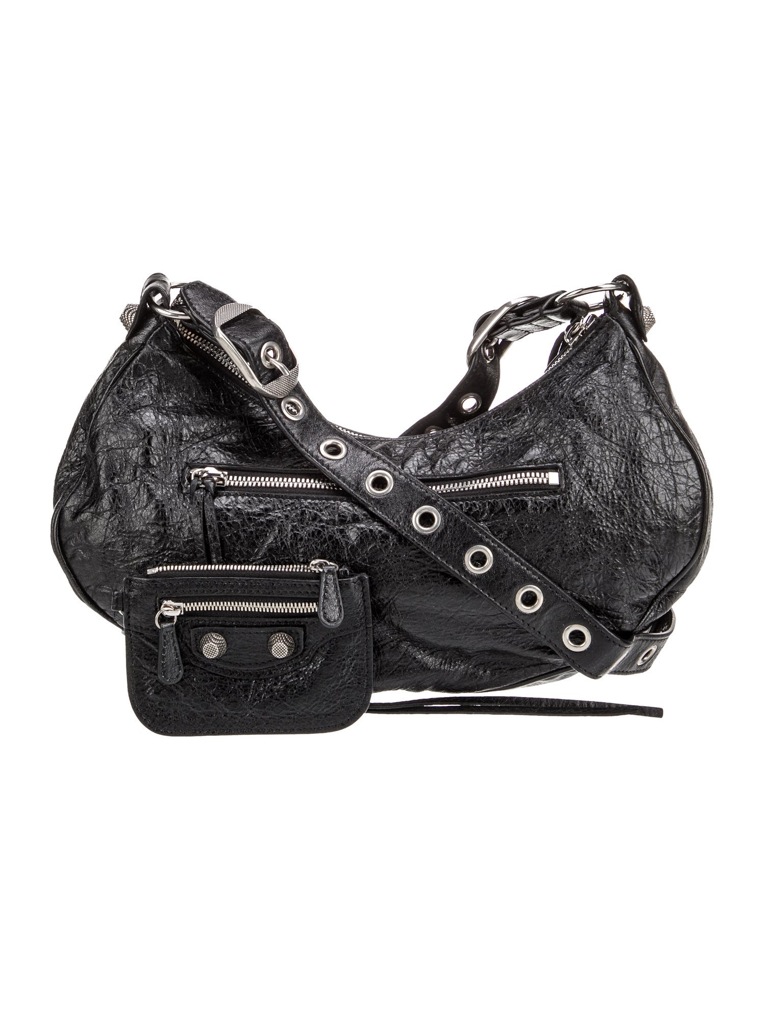 Balenciaga Leather Le Cagole Bag Small
