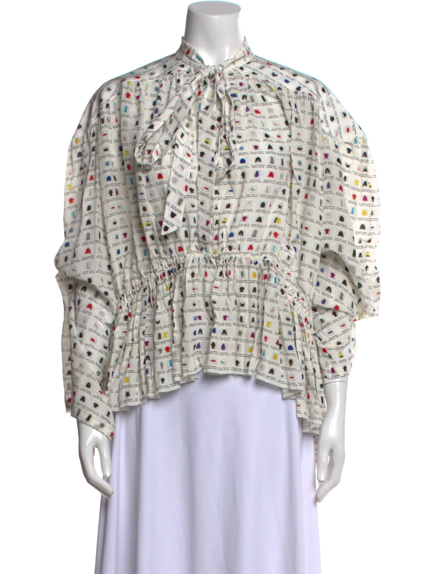 Balenciaga 2021 Silk Blouse