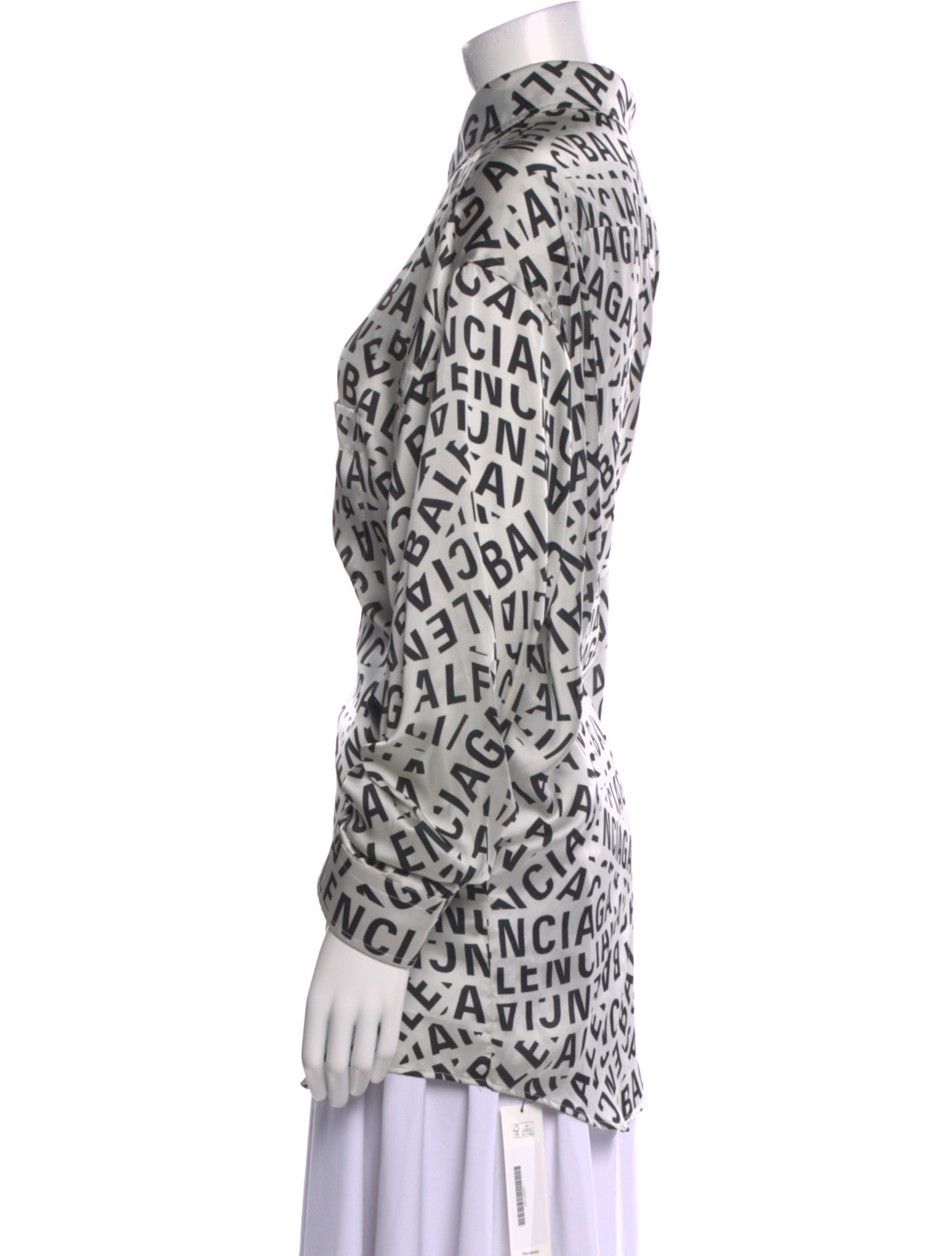 Balenciaga 2022 Printed Tunic
