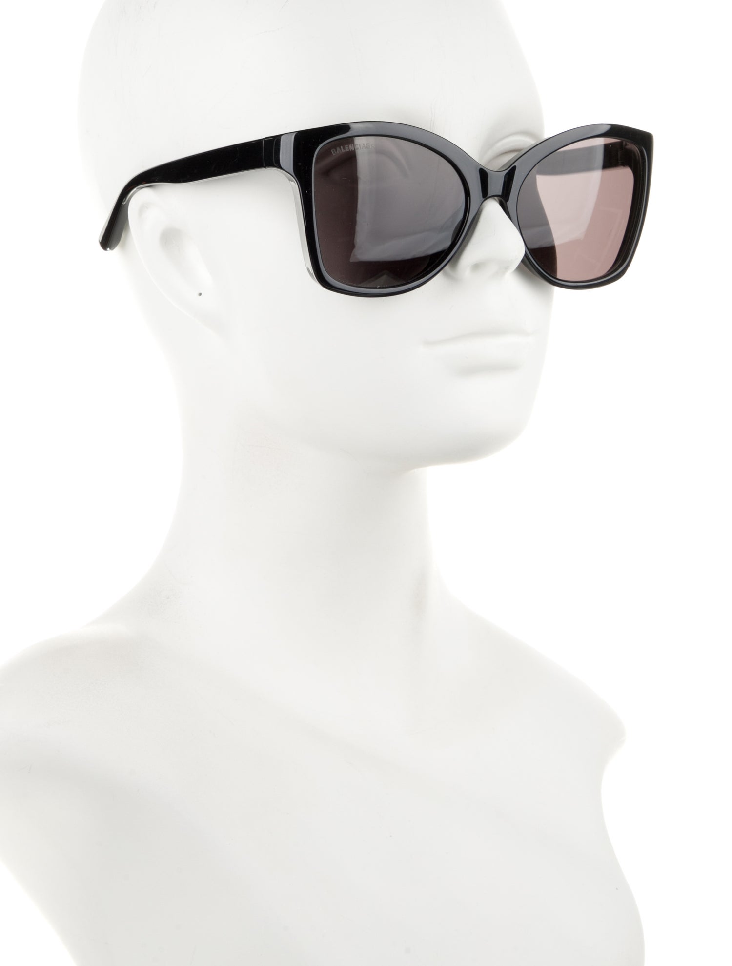Balenciaga Oversize Mirrored Sunglasses