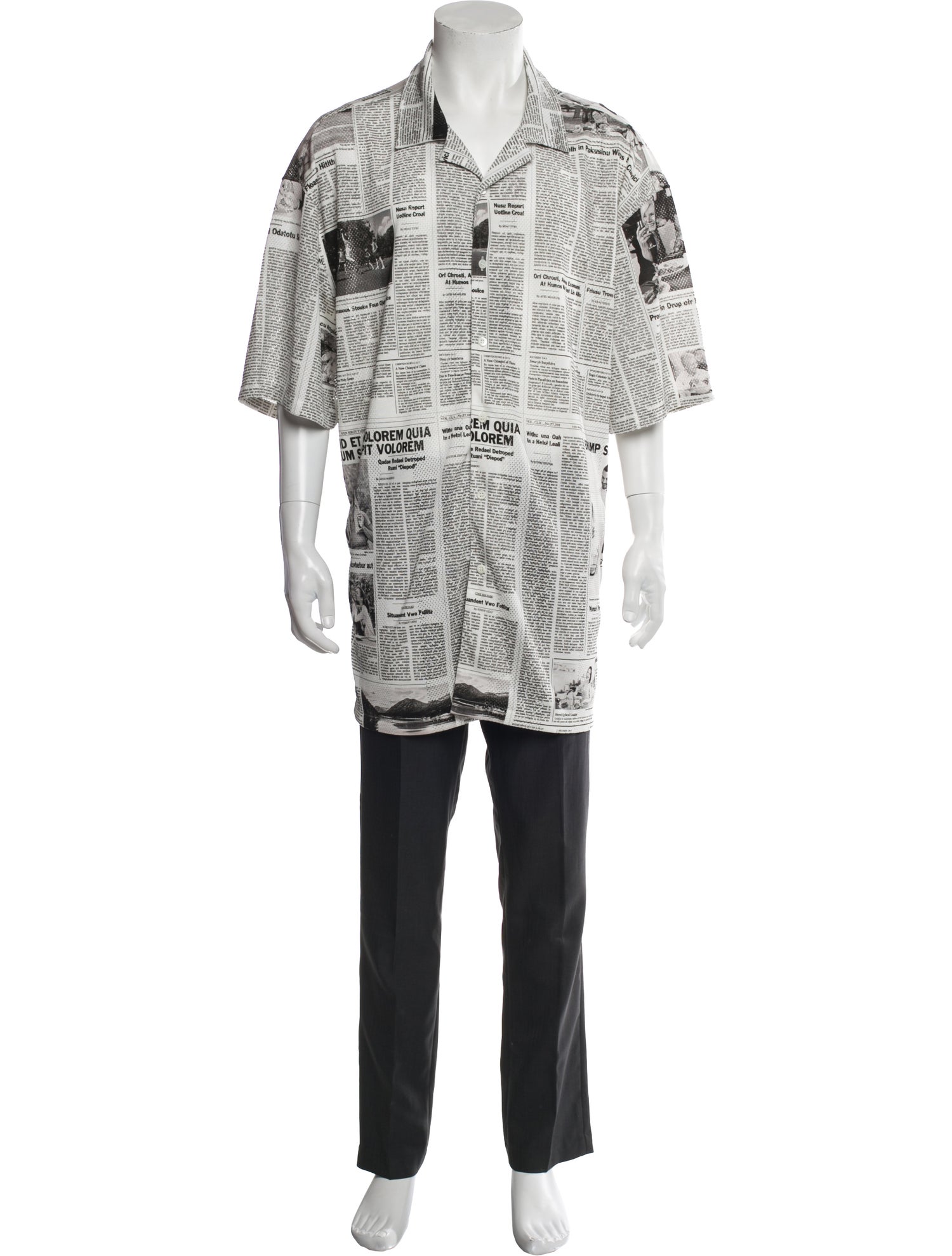 Balenciaga 2020 Printed Shirt