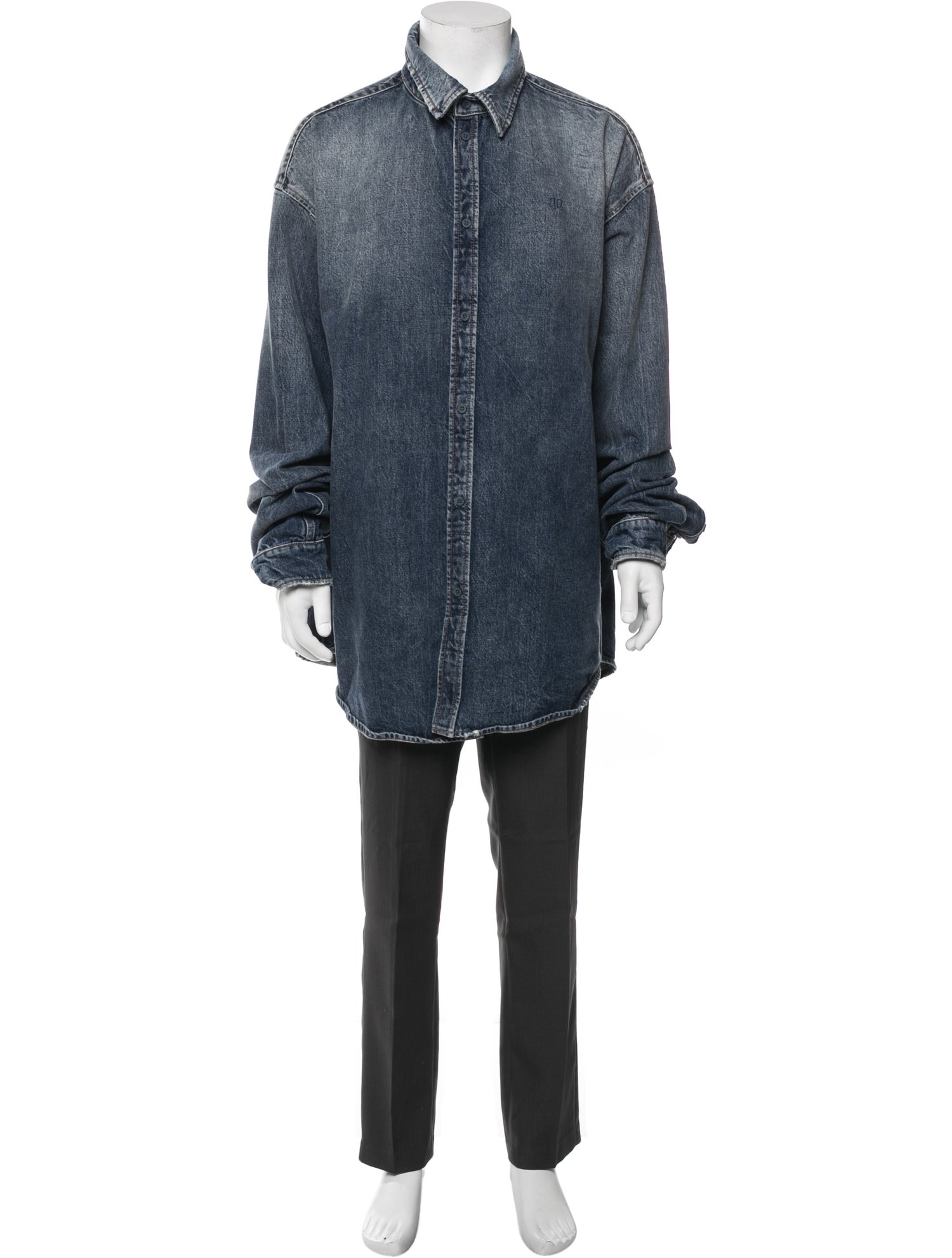 Balenciaga 2021 BB Denim Shirt
