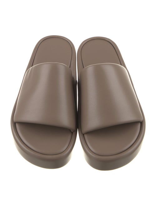 Balenciaga Leather Slides