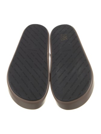 Balenciaga Leather Slides