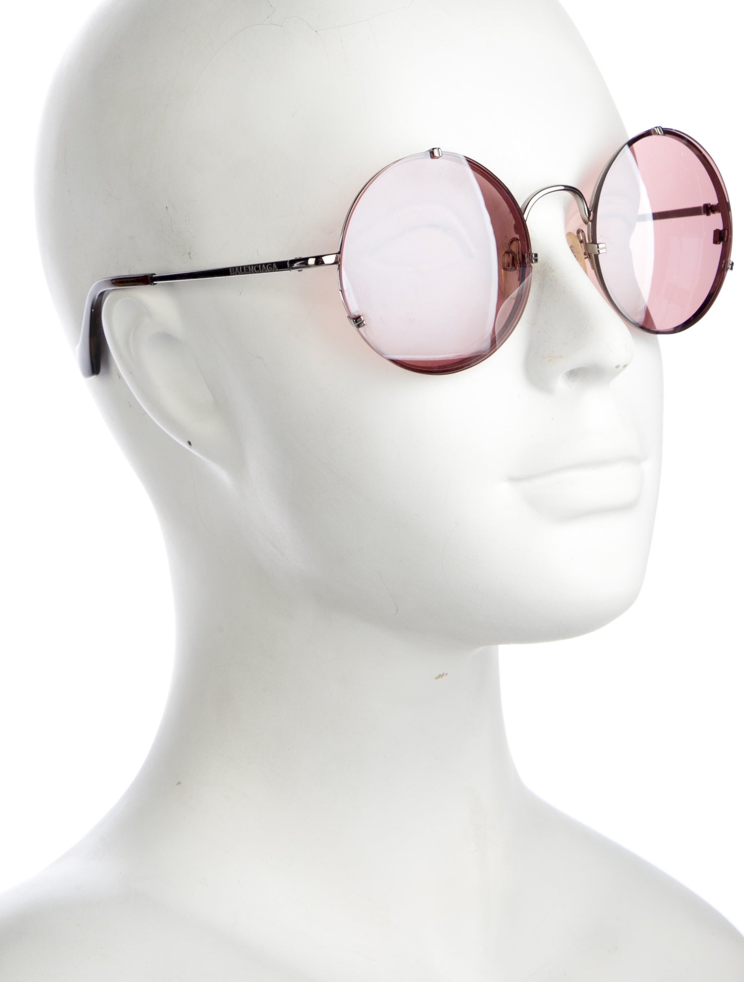 Balenciaga Round Tinted Sunglasses