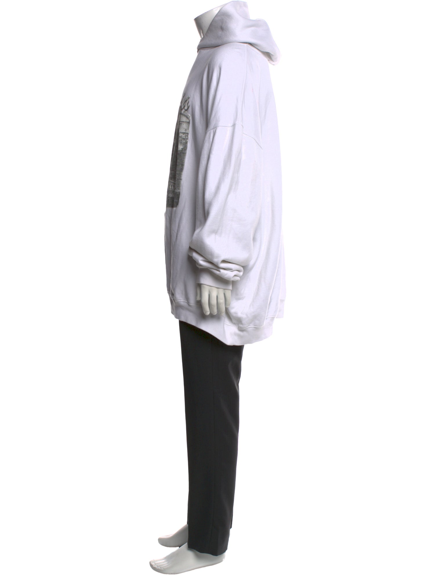 Balenciaga 2020 Graphic Print Hoodie