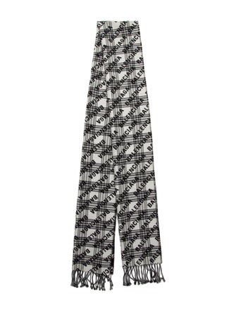 Balenciaga Wool Printed Scarf